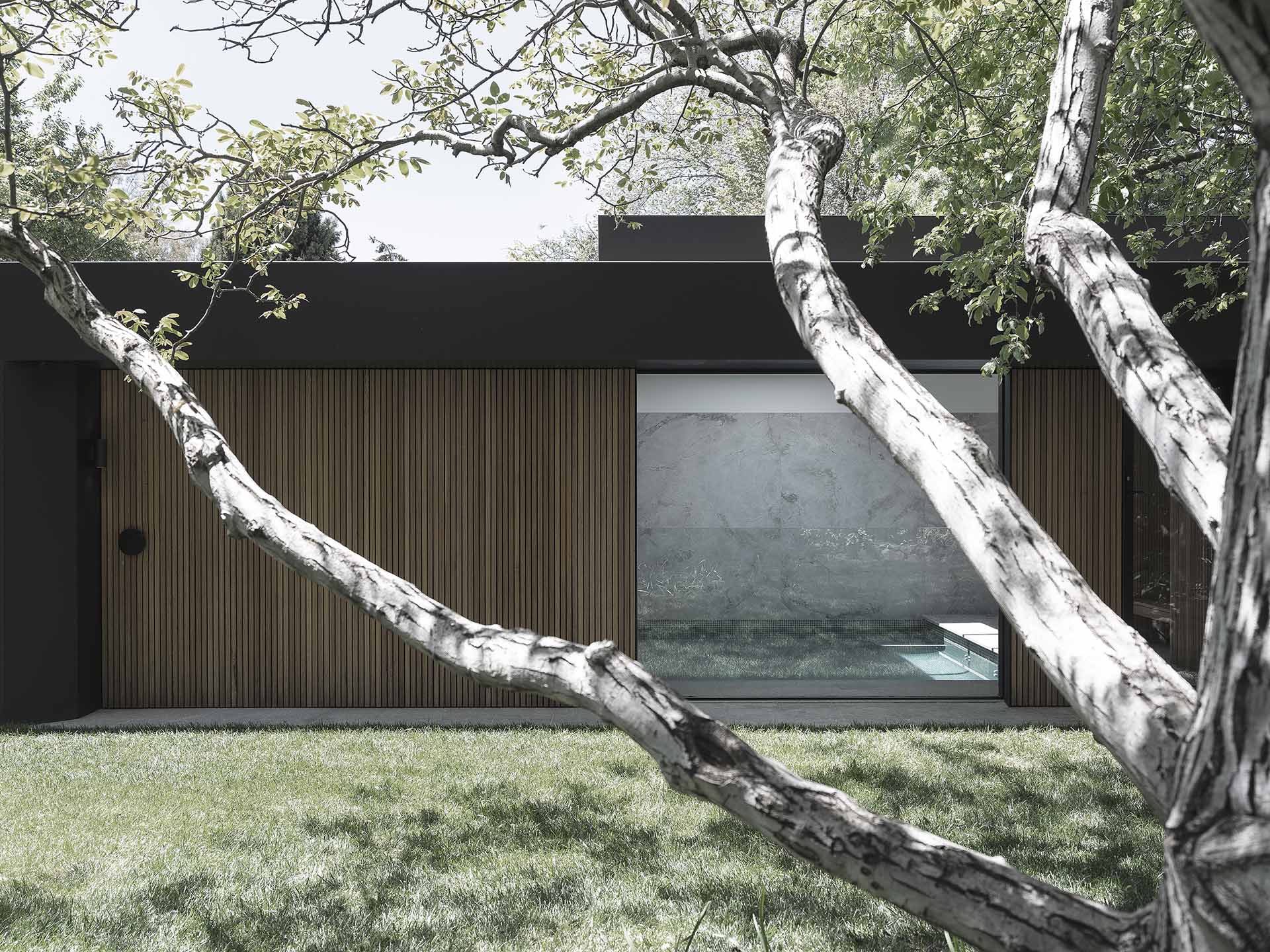 March Pool House in Orange NSW, with an indoor pool and sauna by Source Architects
